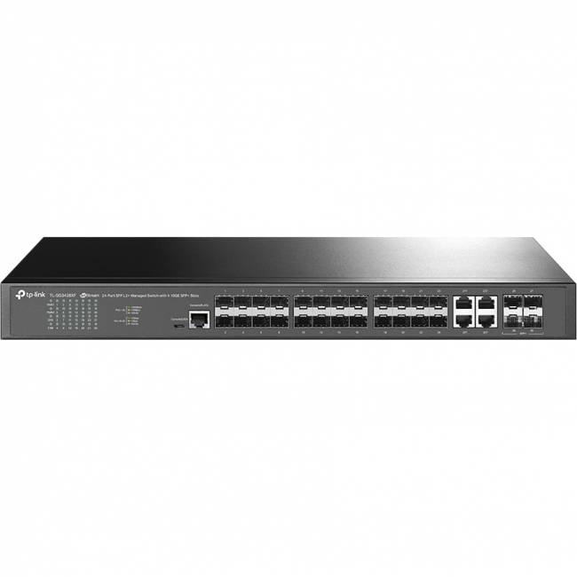 Управляемый коммутатор с 20 гигабитными портами SFP, TP-Link JetStream (TL-SG3428XF) — для бизнеса и офиса Управляемый коммутатор с 20 гигабитными портами SFP, TP-Link JetStream (TL-SG3428XF) — для бизнеса и офиса