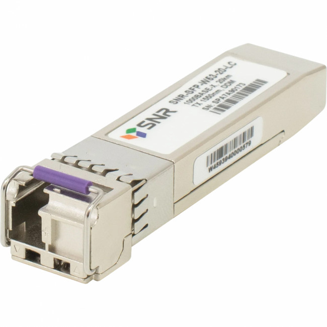 Модуль SNR SNR-SFP-W53-20-LC — для бизнеса и офиса