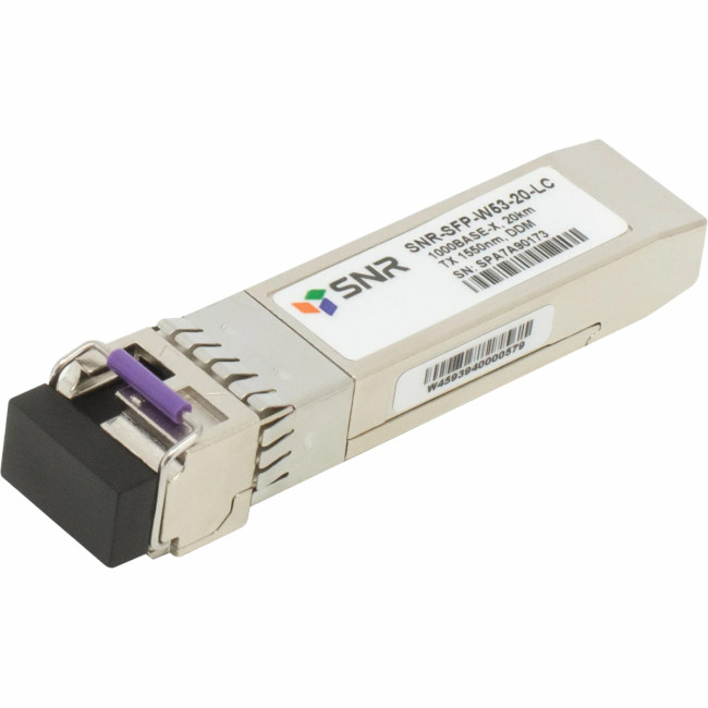 Модуль SNR SNR-SFP-W53-20-LC — для бизнеса и офиса