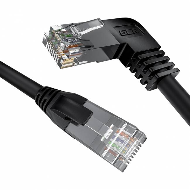 GCR Патч-корд прямой 1.0m UTP кат.5e, черный, левый угол, литой, ethernet high speed, RJ45, T568B, GCR-53127 Greenconnect RJ45(m) - RJ45(m) Cat. 5e 1м чёрный — для бизнеса и офиса GCR Патч-корд прямой 1.0m UTP кат.5e, черный, левый угол, литой, ethernet high speed, RJ45, T568B, GCR-53127 Greenconnect RJ45(m) - RJ45(m) Cat. 5e 1м чёрный — для бизнеса и офиса