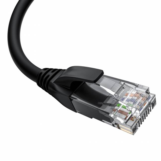 GCR Патч-корд прямой 1.0m UTP кат.5e, черный, левый угол, литой, ethernet high speed, RJ45, T568B, GCR-53127 Greenconnect RJ45(m) - RJ45(m) Cat. 5e 1м чёрный — для бизнеса и офиса GCR Патч-корд прямой 1.0m UTP кат.5e, черный, левый угол, литой, ethernet high speed, RJ45, T568B, GCR-53127 Greenconnect RJ45(m) - RJ45(m) Cat. 5e 1м чёрный — для бизнеса и офиса
