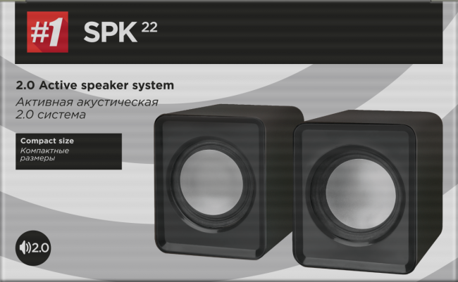 Defender#1 Акустическая 2.0 система SPK 22 черный, 5 Вт, питание от USB Defender #1 SPK 22 Black — для бизнеса и офиса Defender#1 Акустическая 2.0 система SPK 22 черный, 5 Вт, питание от USB Defender #1 SPK 22 Black — для бизнеса и офиса