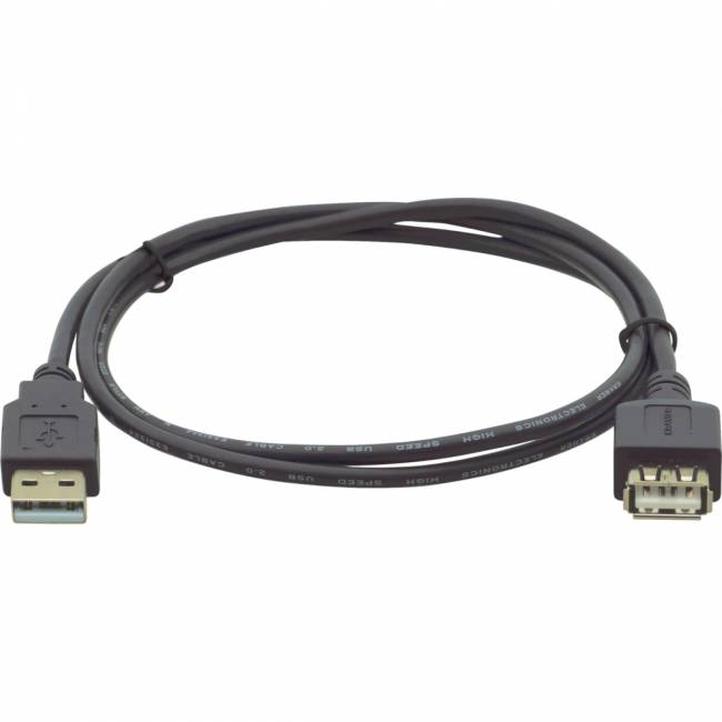 Кабель USB-A 2.0 вилка-розетка, 3 м Kramer C-USB/AAE-10 — для бизнеса и офиса Кабель USB-A 2.0 вилка-розетка, 3 м Kramer C-USB/AAE-10 — для бизнеса и офиса