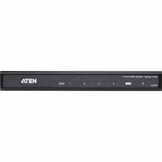 Разветвитель, электрон., HDMI, 1> 4Устройства, 20 метр.(24AWG)/15 метр.(28AWG), F, без шнуров, Б.П. 220> 5.3V, (до 1920x1200 60Hz;HDMI 1.3b/HDCP 1.1;HDTV 480p/720p/1080i/1080pкаскад до 3-х уровней) ATEN VS184A — для бизнеса и офиса Разветвитель, электрон., HDMI, 1> 4Устройства, 20 метр.(24AWG)/15 метр.(28AWG), F, без шнуров, Б.П. 220> 5.3V, (до 1920x1200 60Hz;HDMI 1.3b/HDCP 1.1;HDTV 480p/720p/1080i/1080pкаскад до 3-х уровней) ATEN VS184A — для бизнеса и офиса