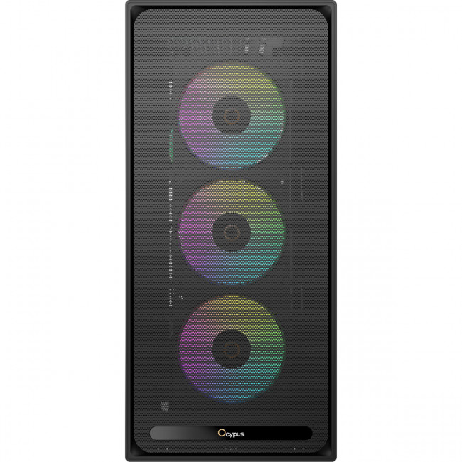 Корпус ПК без блока питания Ocypus Delta-C70-BKG400XX-GL — для бизнеса и офиса