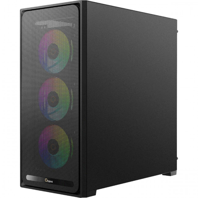 Корпус ПК без блока питания Ocypus Delta-C70-BKG400XX-GL — для бизнеса и офиса