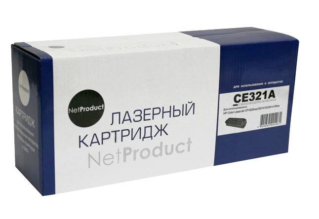 Картридж NetProduct (N-CE321A) для HP CLJ Pro CP1525/CM1415, C, 1,3K — для бизнеса и офиса Картридж NetProduct (N-CE321A) для HP CLJ Pro CP1525/CM1415, C, 1,3K — для бизнеса и офиса