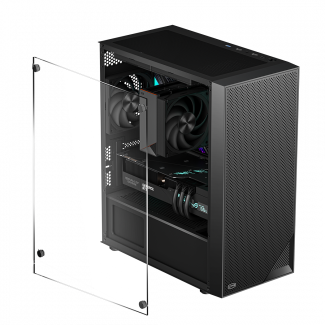 Корпус без блока питания PcCooler C3B310 BK — для бизнеса и офиса Корпус без блока питания PcCooler C3B310 BK — для бизнеса и офиса
