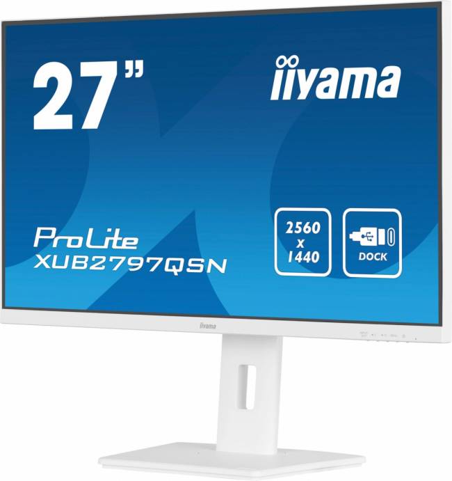 Монитор IIYAMA XUB2797QSN-W2 — для бизнеса и офиса Монитор IIYAMA XUB2797QSN-W2 — для бизнеса и офиса