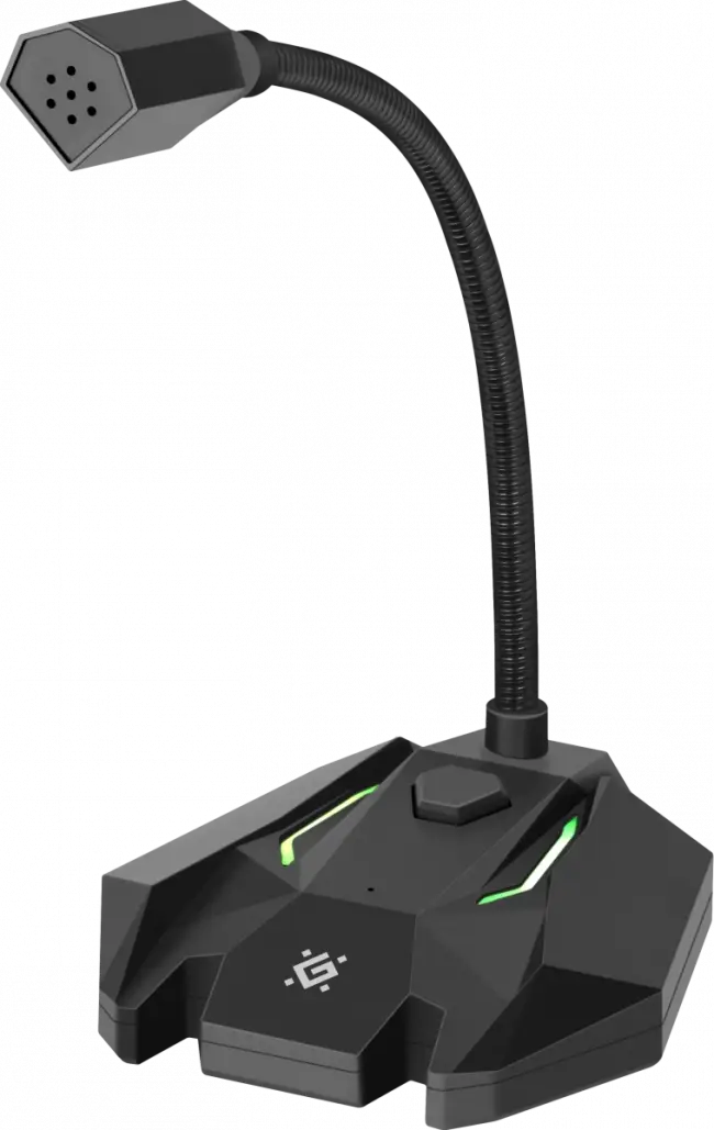 Defender Игровой стрим микрофон Tone GMC 100 USB, LED, провод 1.5 м Defender 64610 — для бизнеса и офиса Defender Игровой стрим микрофон Tone GMC 100 USB, LED, провод 1.5 м Defender 64610 — для бизнеса и офиса