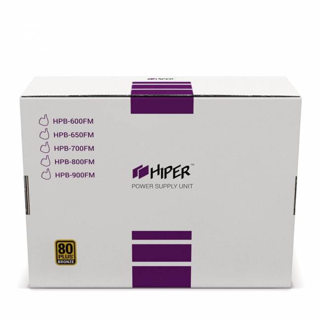 блок питания для ПК 800 Ватт HIPER HPB-800FM — для бизнеса и офиса
