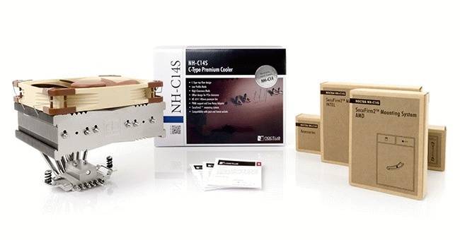 Кулер для процессора Noctua CPU Cooler NH-C14S Beige/Brown — для бизнеса и офиса Кулер для процессора Noctua CPU Cooler NH-C14S Beige/Brown — для бизнеса и офиса