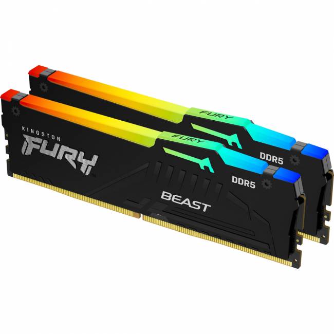 Память оперативная Kingston FURY Beast KF564C32BBEAK2-32 — для бизнеса и офиса Память оперативная Kingston FURY Beast KF564C32BBEAK2-32 — для бизнеса и офиса