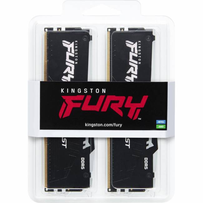 Память оперативная Kingston FURY Beast KF564C32BBEAK2-32 — для бизнеса и офиса Память оперативная Kingston FURY Beast KF564C32BBEAK2-32 — для бизнеса и офиса