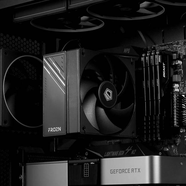Кулер для процессора ID-COOLING FROZN_A410_BLACK — для бизнеса и офиса Кулер для процессора ID-COOLING FROZN_A410_BLACK — для бизнеса и офиса