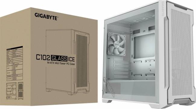 Корпус Gigabyte 28300-C102W-2CRR — для бизнеса и офиса Корпус Gigabyte 28300-C102W-2CRR — для бизнеса и офиса