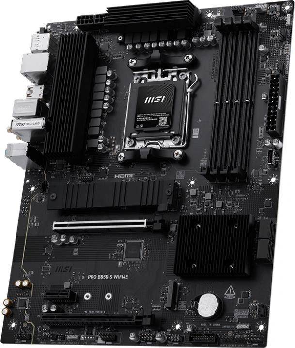 Материнская плата MSI PRO B850-S WIFI6E — для бизнеса и офиса Материнская плата MSI PRO B850-S WIFI6E — для бизнеса и офиса