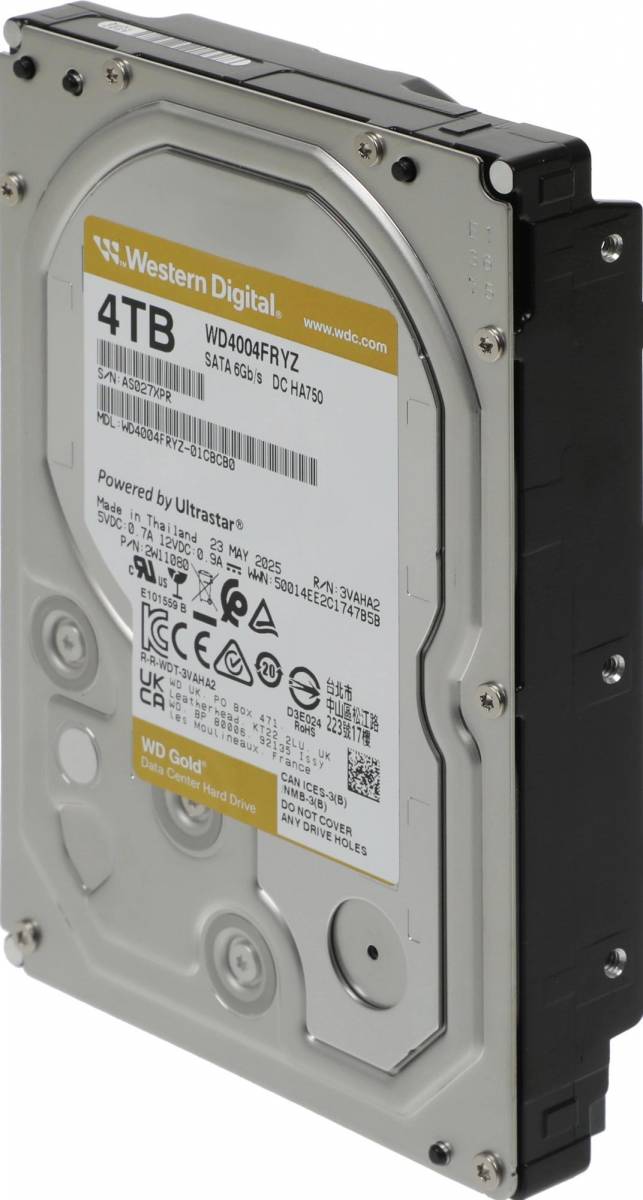 Жесткий диск WD WD4004FRYZ — для бизнеса и офиса Жесткий диск WD WD4004FRYZ — для бизнеса и офиса