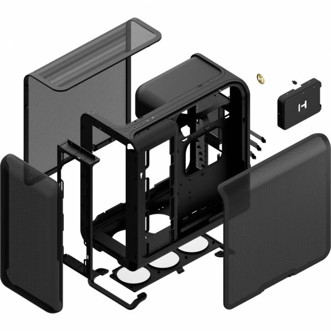 Корпус без блока питания HYTE X50 Air (CS-HYTE-X50A-BB) — для бизнеса и офиса Корпус без блока питания HYTE X50 Air (CS-HYTE-X50A-BB) — для бизнеса и офиса