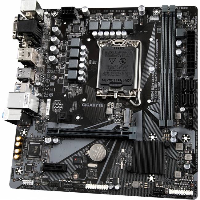 Материнская плата Gigabyte H610M S2H DDR4 — для бизнеса и офиса Материнская плата Gigabyte H610M S2H DDR4 — для бизнеса и офиса