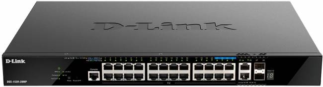 Коммутатор D-Link DGS-1520-28MP/A1A — для бизнеса и офиса Коммутатор D-Link DGS-1520-28MP/A1A — для бизнеса и офиса