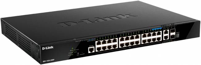 Коммутатор D-Link DGS-1520-28MP/A1A — для бизнеса и офиса Коммутатор D-Link DGS-1520-28MP/A1A — для бизнеса и офиса