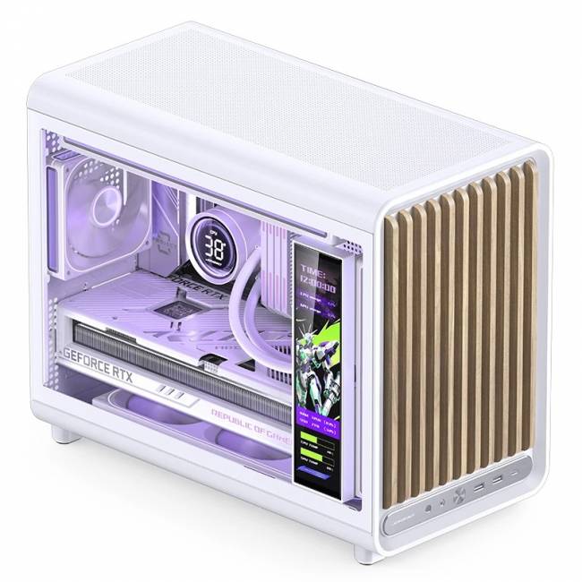Корпус без блока питания JONSBO D33 WOOD White — для бизнеса и офиса Корпус без блока питания JONSBO D33 WOOD White — для бизнеса и офиса