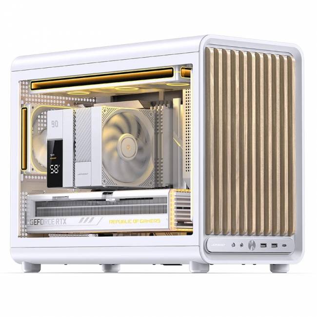Корпус без блока питания JONSBO D33 WOOD White — для бизнеса и офиса Корпус без блока питания JONSBO D33 WOOD White — для бизнеса и офиса
