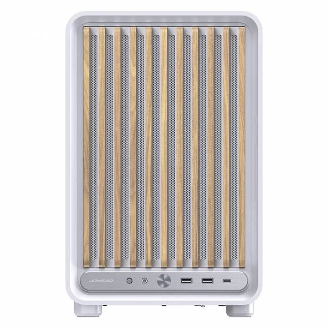 Корпус без блока питания JONSBO D33 WOOD White — для бизнеса и офиса Корпус без блока питания JONSBO D33 WOOD White — для бизнеса и офиса