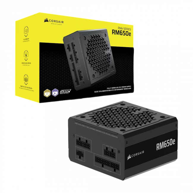 Блоки питания Corsair RM650e CP-9020302-EU — для бизнеса и офиса Блоки питания Corsair RM650e CP-9020302-EU — для бизнеса и офиса