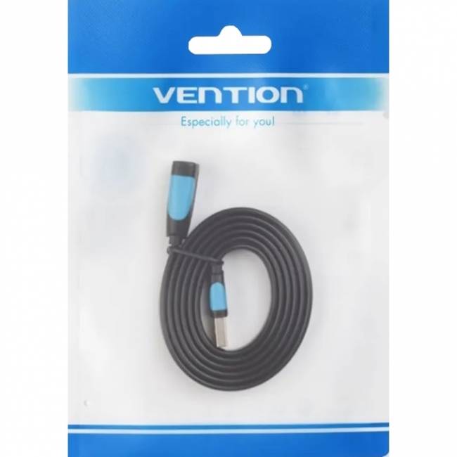 Кабель-удлинитель Vention USB 3.0 AM/AF - 1,5м плоский Кабель-удлинитель Vention USB 3.0 AM/AF - 1.5 м (VAS-A13-B150) — для бизнеса и офиса Кабель-удлинитель Vention USB 3.0 AM/AF - 1,5м плоский Кабель-удлинитель Vention USB 3.0 AM/AF - 1.5 м (VAS-A13-B150) — для бизнеса и офиса