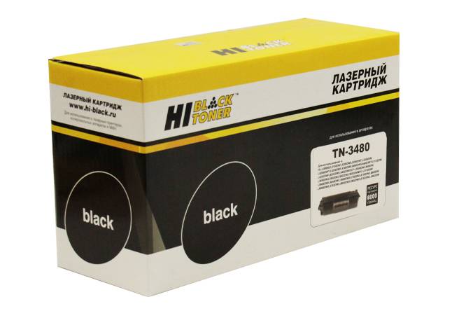 Тонер-картридж Hi-Black (HB-TN-3480) для Brother HL-L5000D/5100DN/5200DW, 8K — для бизнеса и офиса