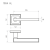 Ручка дверная 108 K Al белый жемчуг — для бизнеса и офиса Ручка дверная 108 K Al белый жемчуг — для бизнеса и офиса