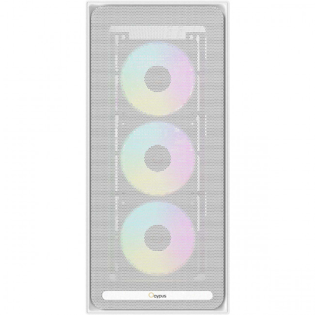 Корпус ПК без блока питания Ocypus Delta-C70-WHG400XX-GL — для бизнеса и офиса