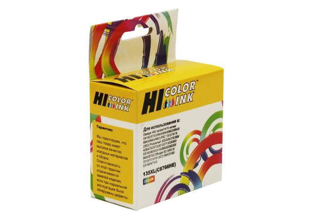Картридж Hi-Black (HB-C8766HE) для HP DJ 6543/5743/PS 8153/8453, №135XL, Color — для бизнеса и офиса Картридж Hi-Black (HB-C8766HE) для HP DJ 6543/5743/PS 8153/8453, №135XL, Color — для бизнеса и офиса
