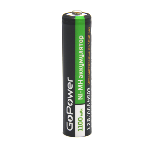 Аккумулятор бытовой GoPower HR03 AAA BL2 NI-MH 1100mAh (2/20/320) блистер (2 шт.) Аккумулятор бытовой GoPower HR03 AAA (00-00015316) — для бизнеса и офиса Аккумулятор бытовой GoPower HR03 AAA BL2 NI-MH 1100mAh (2/20/320) блистер (2 шт.) Аккумулятор бытовой GoPower HR03 AAA (00-00015316) — для бизнеса и офиса