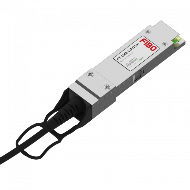 Кабель Fibo FT-Q40-DAC1m — для бизнеса и офиса Кабель Fibo FT-Q40-DAC1m — для бизнеса и офиса