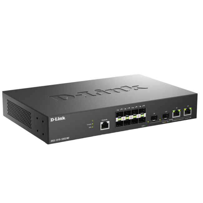 Коммутатор D-Link DGS-1210-10XS/ME/C1A — для бизнеса и офиса Коммутатор D-Link DGS-1210-10XS/ME/C1A — для бизнеса и офиса
