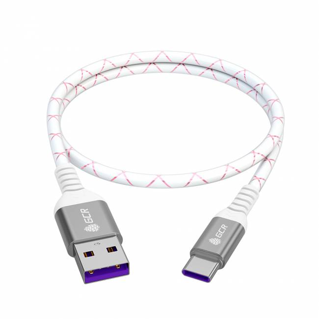 GCR Кабель 1.0m, TypeC, быстрая зарядка 18W, поддержка QC, PD, бело-розовый, AL case серебро, 28/24 AWG, GCR-55301 Greenconnect GCR-55301 — для бизнеса и офиса GCR Кабель 1.0m, TypeC, быстрая зарядка 18W, поддержка QC, PD, бело-розовый, AL case серебро, 28/24 AWG, GCR-55301 Greenconnect GCR-55301 — для бизнеса и офиса