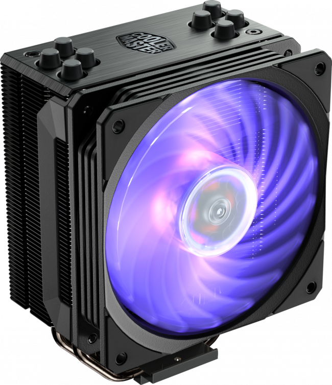 Кулер для процессора Cooler Master Hyper 212 RGB Black Edition — для бизнеса и офиса Кулер для процессора Cooler Master Hyper 212 RGB Black Edition — для бизнеса и офиса