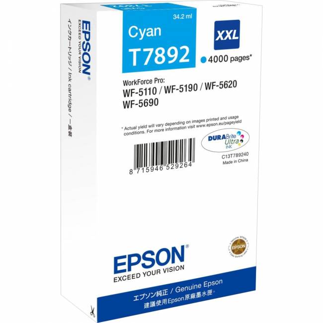 Картридж Epson C13T789240 — для бизнеса и офиса Картридж Epson C13T789240 — для бизнеса и офиса