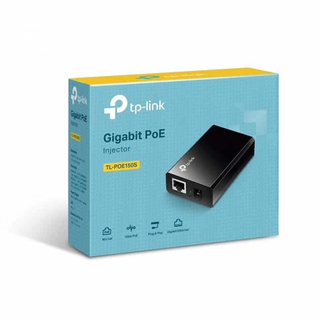 PoE инжектор TP-Link PoE150S — для бизнеса и офиса PoE инжектор TP-Link PoE150S — для бизнеса и офиса