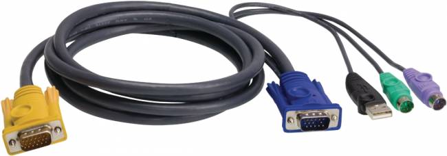 Шнур, мон., клав.+мышь USB, SPHD=>HD DB15+USB A-Тип+2x6MINI-DIN, Male-4xMale, 8+8 проводов, опрессованный, 3 метр., черный, (с поддерKой KVM PS/2) ATEN 2L-5303UP — для бизнеса и офиса Шнур, мон., клав.+мышь USB, SPHD=>HD DB15+USB A-Тип+2x6MINI-DIN, Male-4xMale, 8+8 проводов, опрессованный, 3 метр., черный, (с поддерKой KVM PS/2) ATEN 2L-5303UP — для бизнеса и офиса