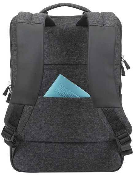 Рюкзак для ноутбука 15.6" Riva 8861 BLACK — для бизнеса и офиса Рюкзак для ноутбука 15.6" Riva 8861 BLACK — для бизнеса и офиса