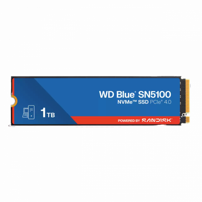 Твердотельные накопители WD SSD Blue SN5100 WDS100T5B0E — для бизнеса и офиса Твердотельные накопители WD SSD Blue SN5100 WDS100T5B0E — для бизнеса и офиса