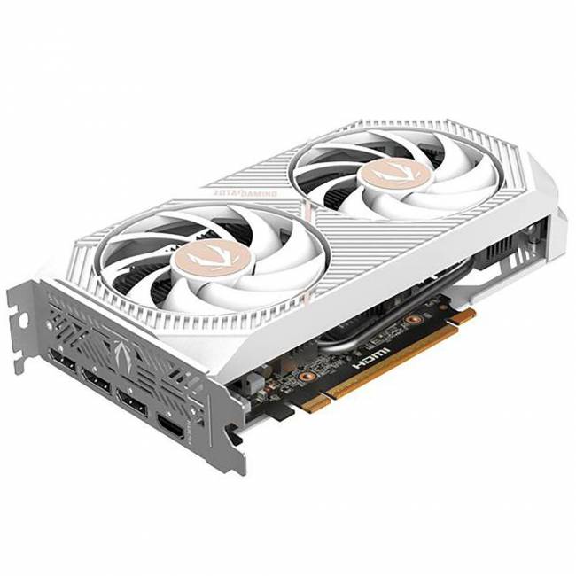 Видеокарта Zotac GAMING GeForce RTX 5060 Twin Edge OC White Edition 8Gb (ZT-B50600Q-10M) — для бизнеса и офиса Видеокарта Zotac GAMING GeForce RTX 5060 Twin Edge OC White Edition 8Gb (ZT-B50600Q-10M) — для бизнеса и офиса