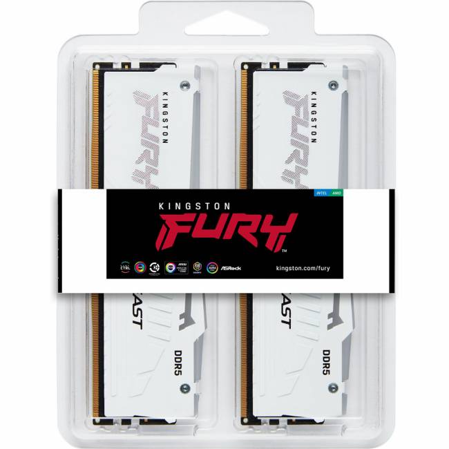 Память оперативная Kingston FURY Beast KF560C36BWEAK2-64 — для бизнеса и офиса Память оперативная Kingston FURY Beast KF560C36BWEAK2-64 — для бизнеса и офиса