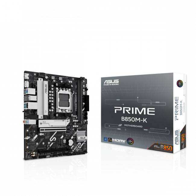 Материнская плата ASUS PRIME B850M-K — для бизнеса и офиса Материнская плата ASUS PRIME B850M-K — для бизнеса и офиса