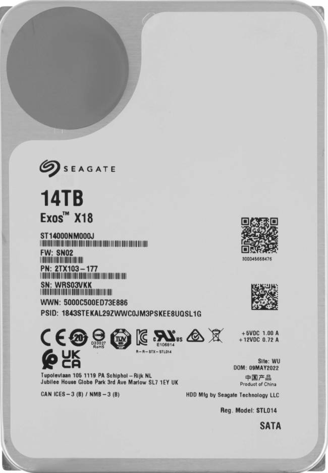 Жесткий диск Seagate ST14000NM000J — для бизнеса и офиса