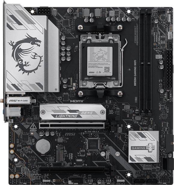 Материнская плата MSI B850M GAMING WIFI — для бизнеса и офиса Материнская плата MSI B850M GAMING WIFI — для бизнеса и офиса